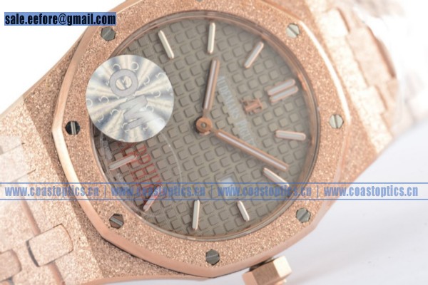 Perfect Replica Audemars Piguet Royal Oak Watch Rose Gold 67653OR.GG.1263OR.01GR (EF) - Click Image to Close